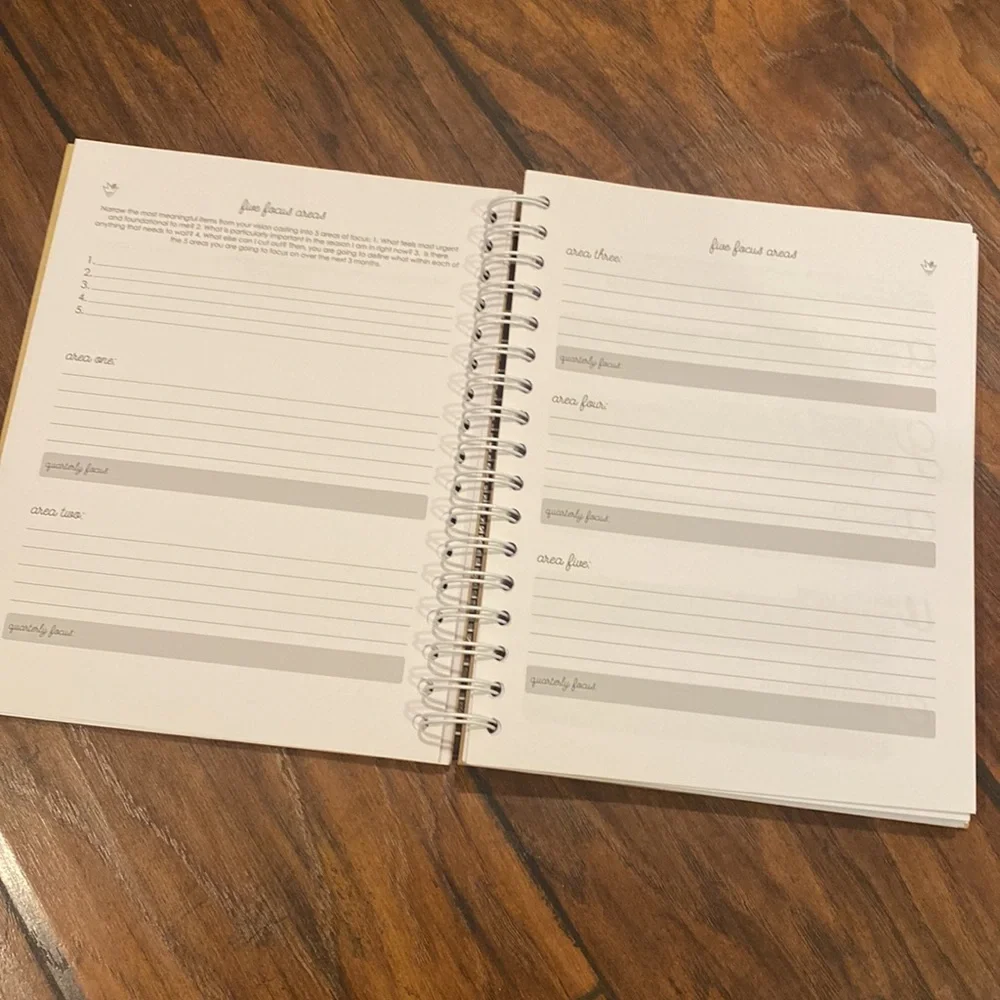 brand new agave undated planner/journal